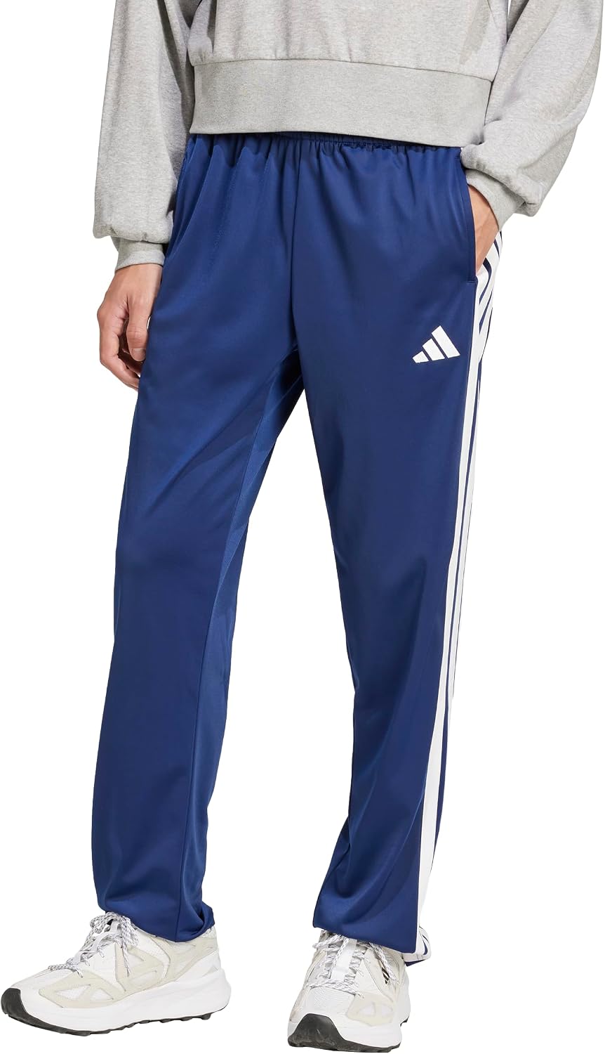 adidas Mens Dayready Open Hem Tracksuit Bottoms Casual - Black
