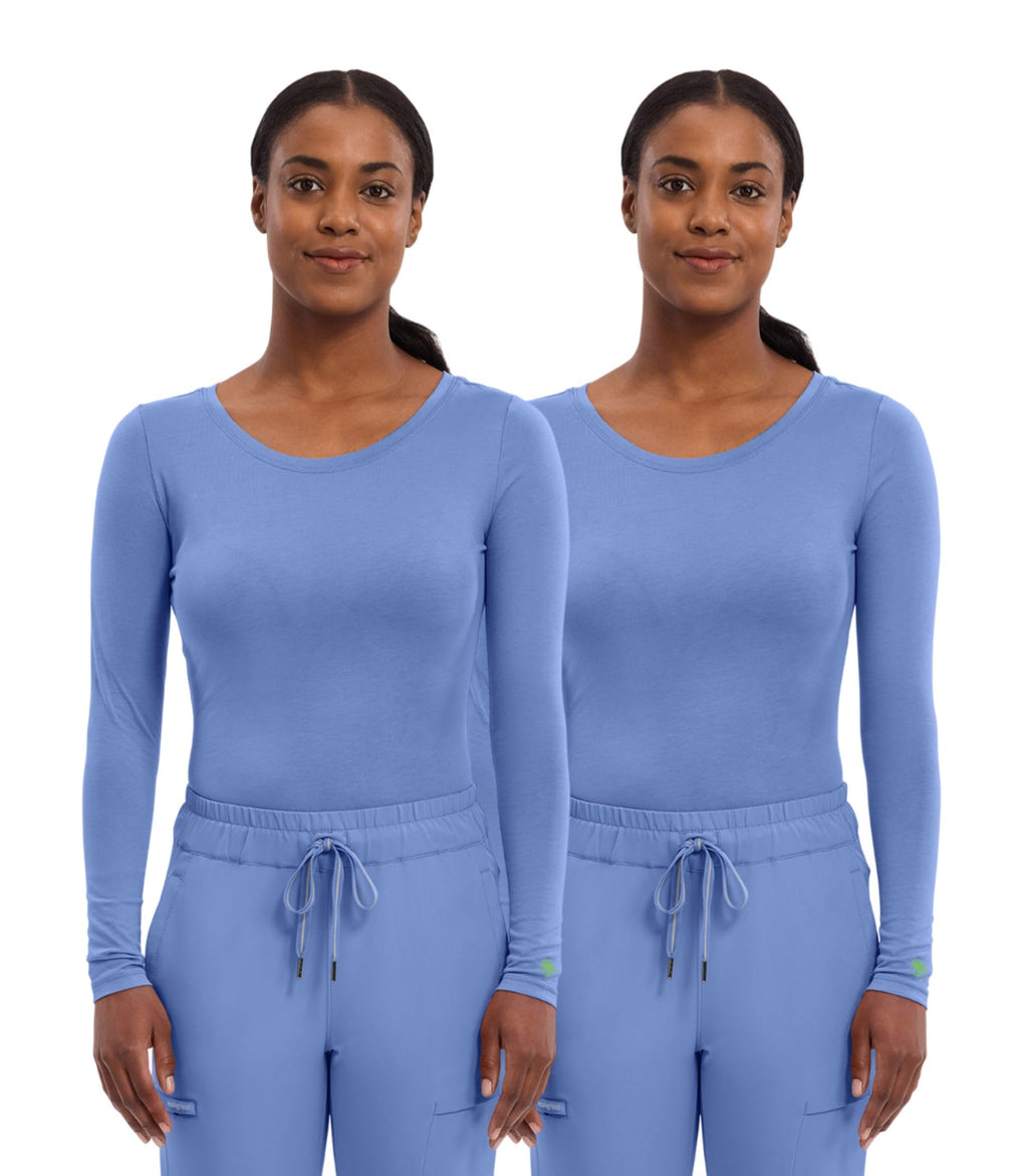 Healing Hands Underscrub Long Sleeve Women Knits Scrub Tops