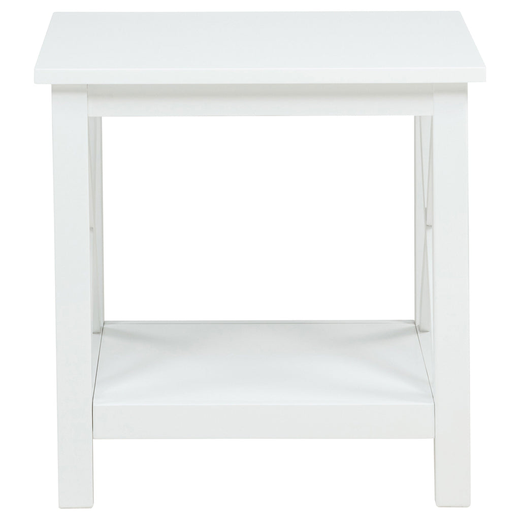 Skyview 3-piece Rectangular Lift Top Coffee Table Set White
