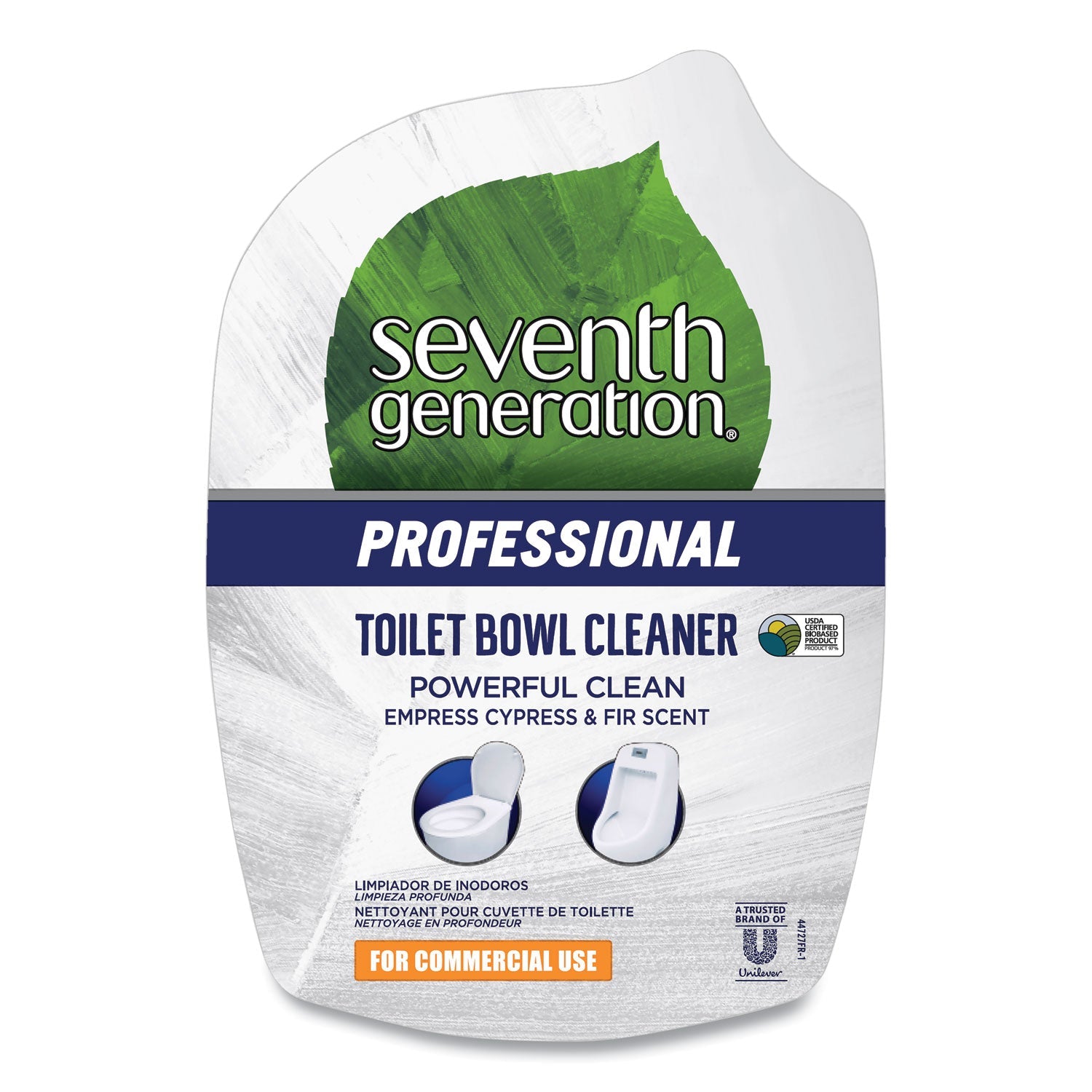 Seventh Generation Toilet Bowl Cleaner, Empre Cypress and Fir, 32 oz Bottle, 8/Carton