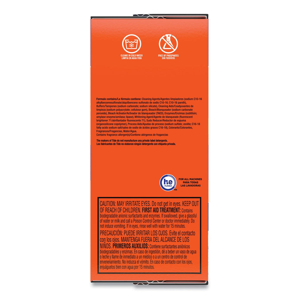 Tide HE Laundry Detergent, Original Scent, Powder, 95 oz Box, 3/Carton
