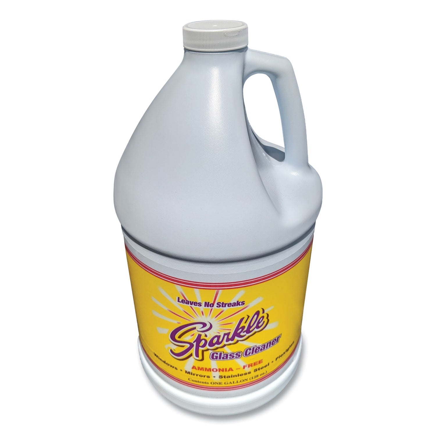 Sparkle Glass Cleaner, 1 gal Bottle Refill, 4/Carton