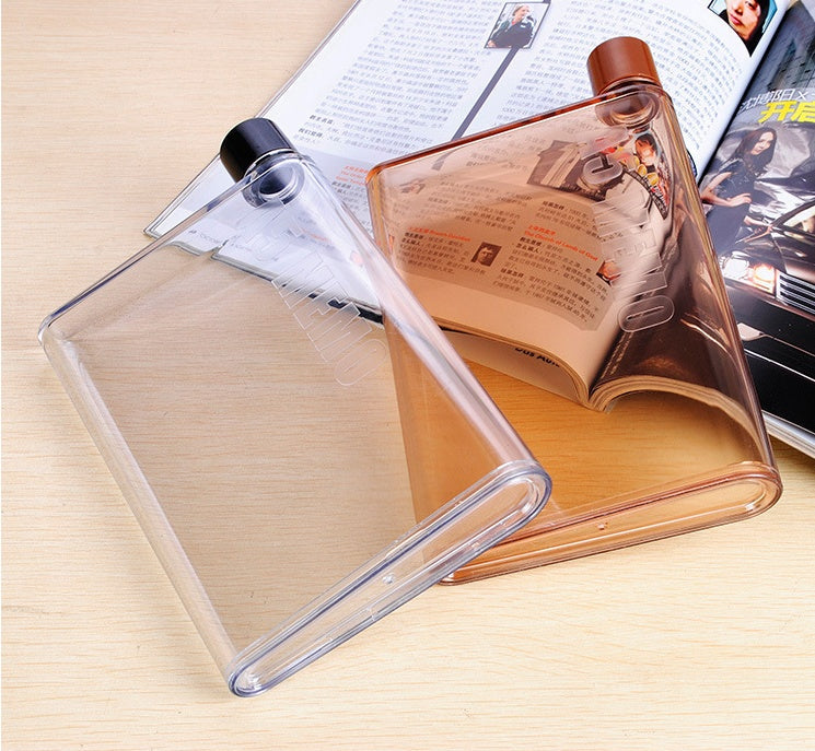 Flat Memo Water Bottle – Slim BPA-Free Pocket Bottle