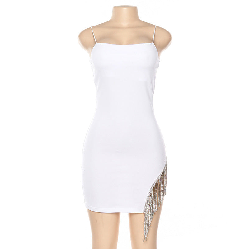 Women's Solid Color Club Party Mini Dress