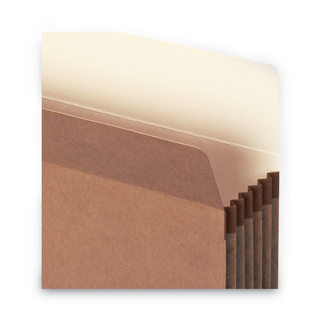 Smead Redrope Drop Front File Pockets, 5.25" Expansion, Legal Size, Redrope, 10/Box