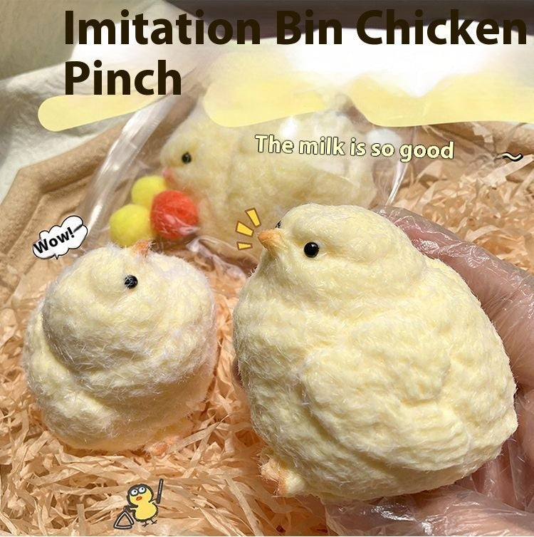 Cute Chicken Squeezing Toy — Squishy TPR Stress Reliever
