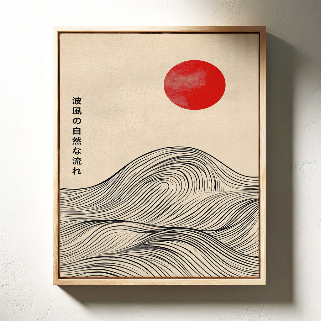 Minimalist Japanese Waves – Timeless Flow of Nature
