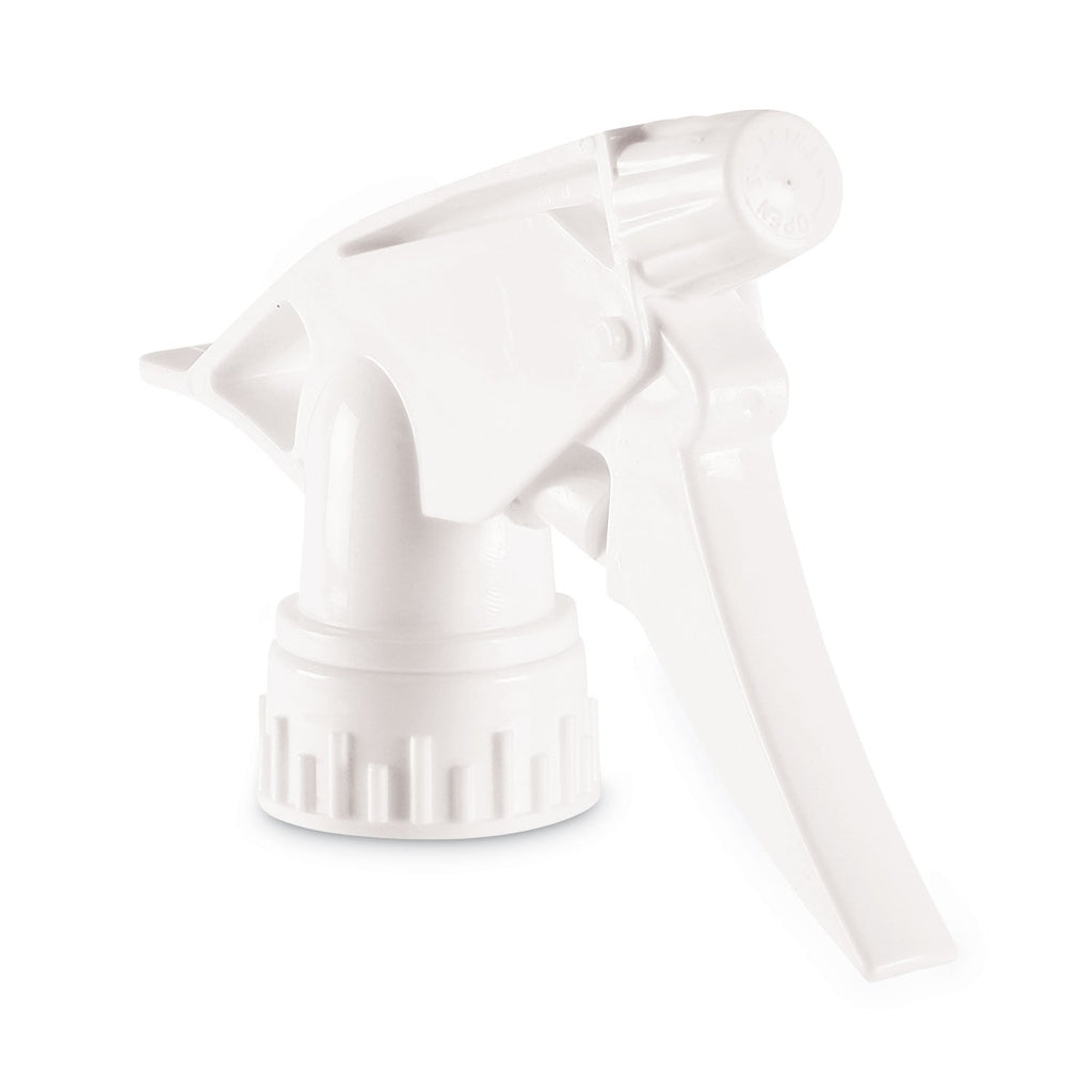 Boardwalk Trigger Sprayer 300ES, 9.5" Tube, Fits oz Bottles, White, 24/Carton