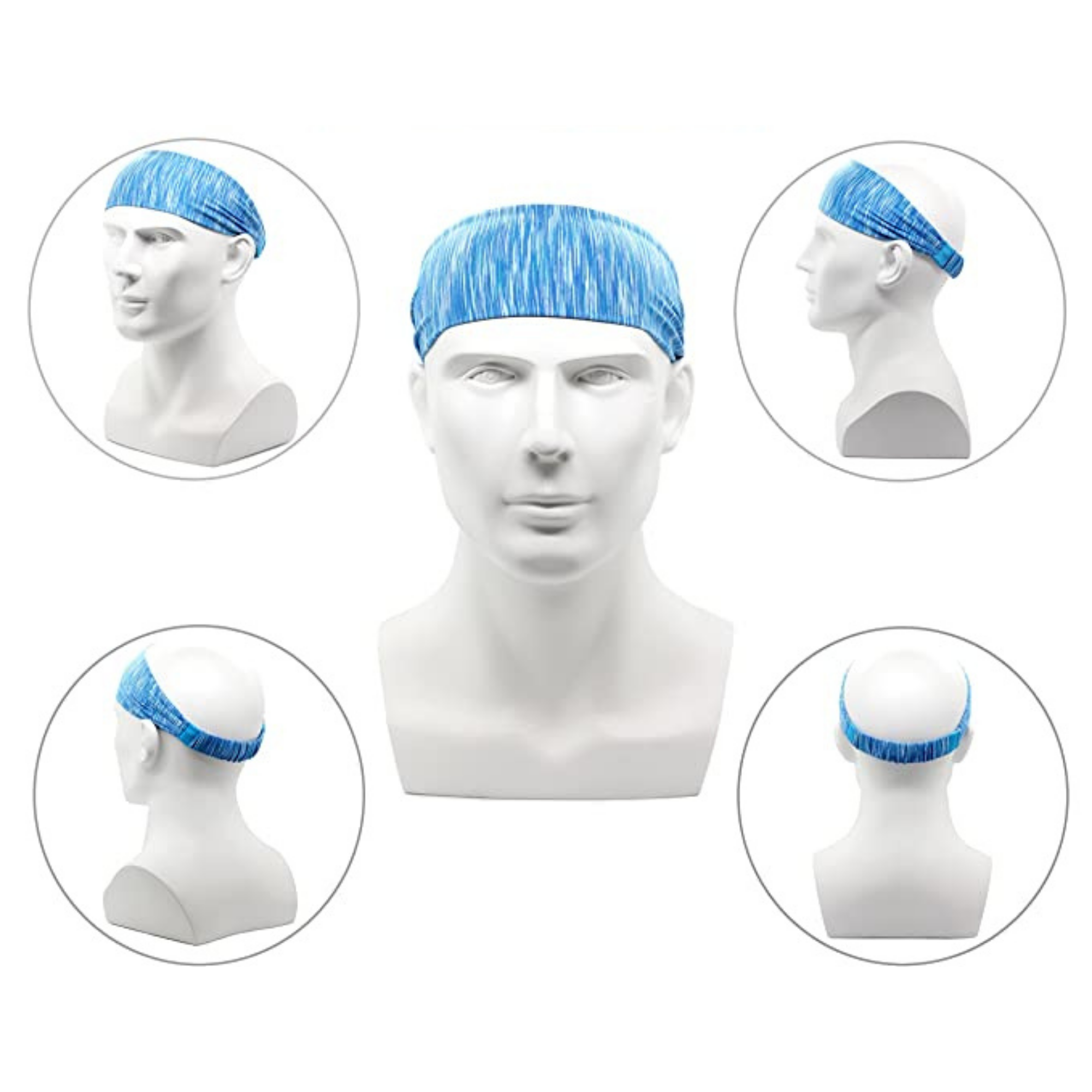 JupiterGear Extra-Wide Sport and Fitness Sweat Wicking Fitness Headband