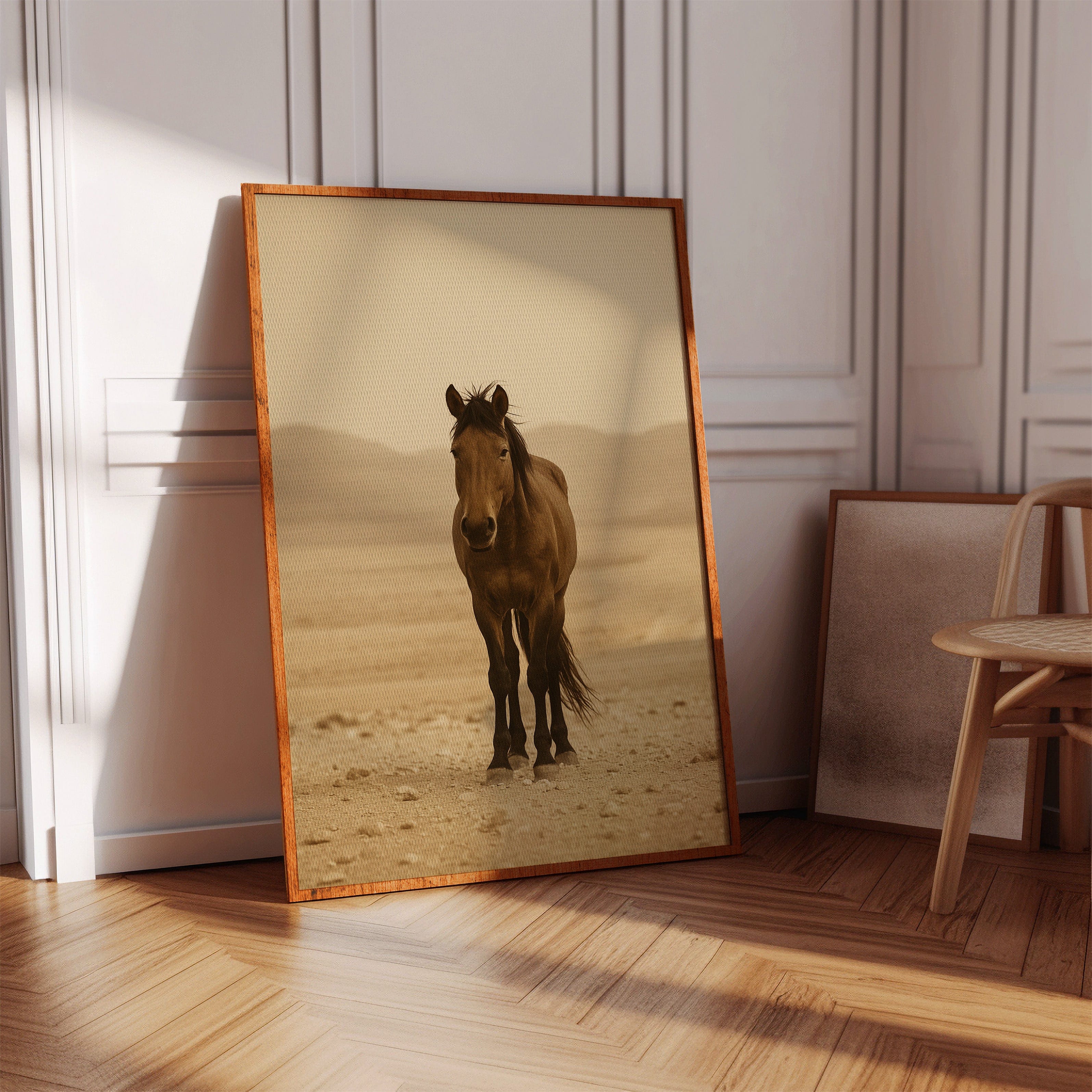 Lone Desert Mustang