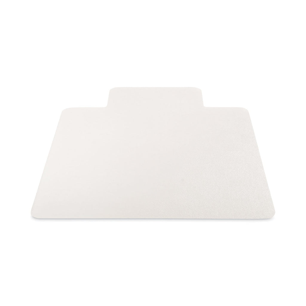 deflecto EconoMat All Day Use Chair Mat for Hard Floors, Lip, 46 x 60, Low Pile, Clear