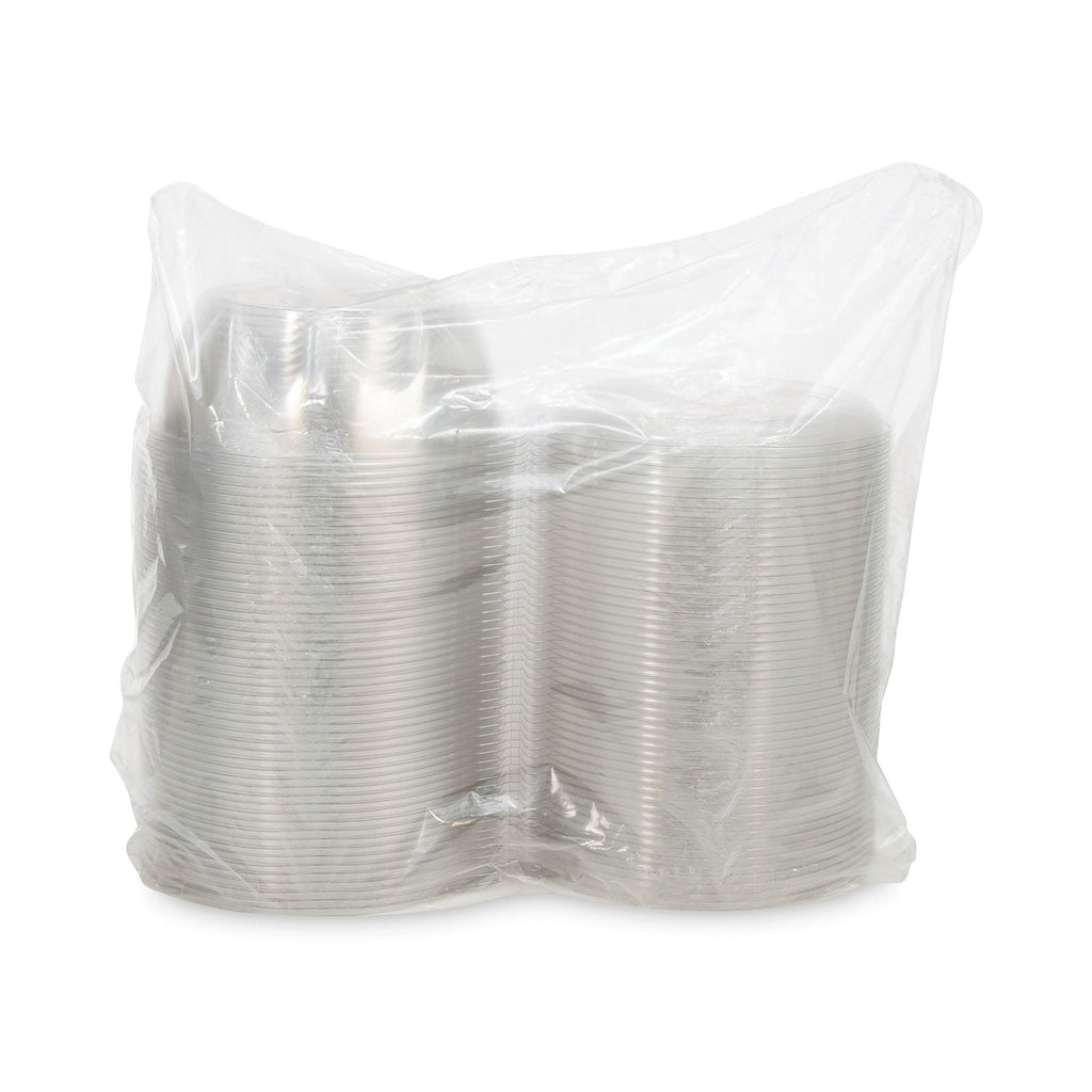 Dart Tamper-Resistant, Tamper-Evident Bowls with Dome Lid, 64 oz, 8.9" Diameter x 4"h, Clear, Plastic, 100/Carton