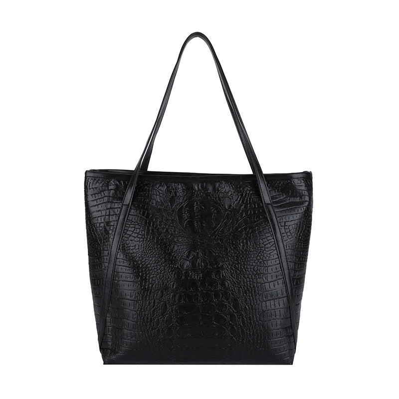 Retro PU Leather Tote Bag – Large Capacity Underarm Shoulder Bag | 8 Colors
