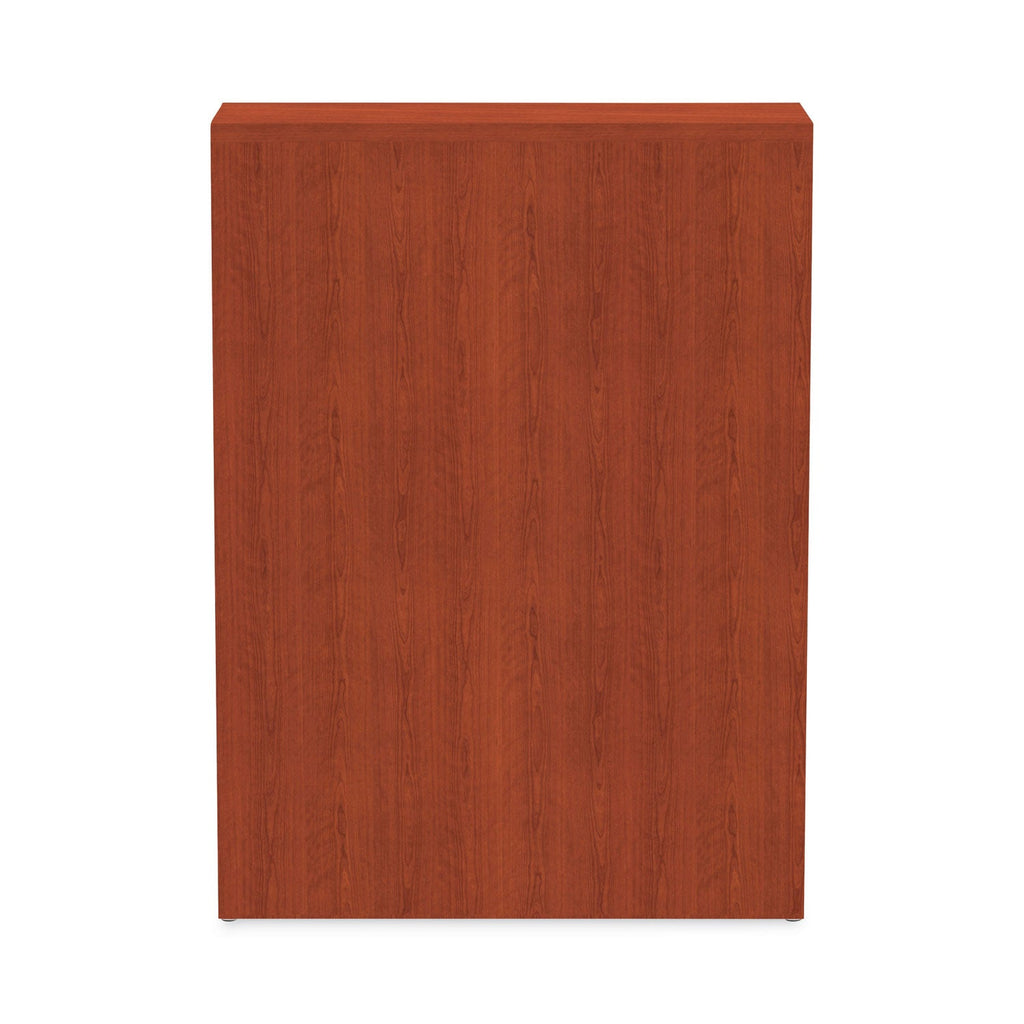 Alera Valencia Series Bookcase, Three-Shelf, 31.75w x 14d x 39.38h, Med Cherry