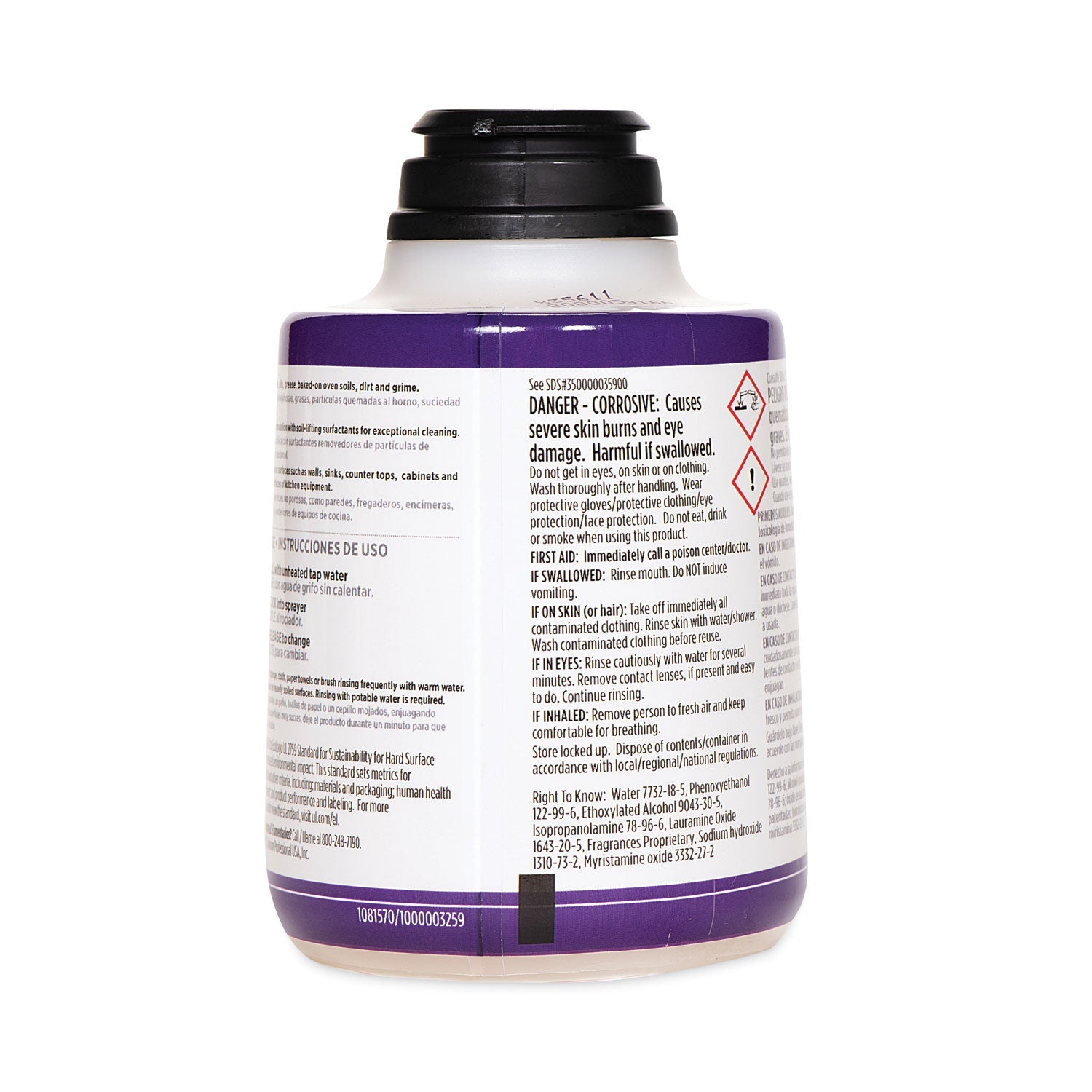 SC Johnson Professional TruShot 2.0 Power Cleaner, Clean Fresh Scent, 10 oz Cartridge, 4/Carton