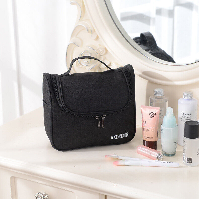 Versatile Travel Cosmetic Organizer: Makeup Case Pouch for Toiletries