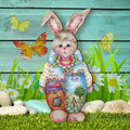 Bunny Easter Yard Sign  by Jamie Mills-Price - Easter Spring Decor - 8457601F