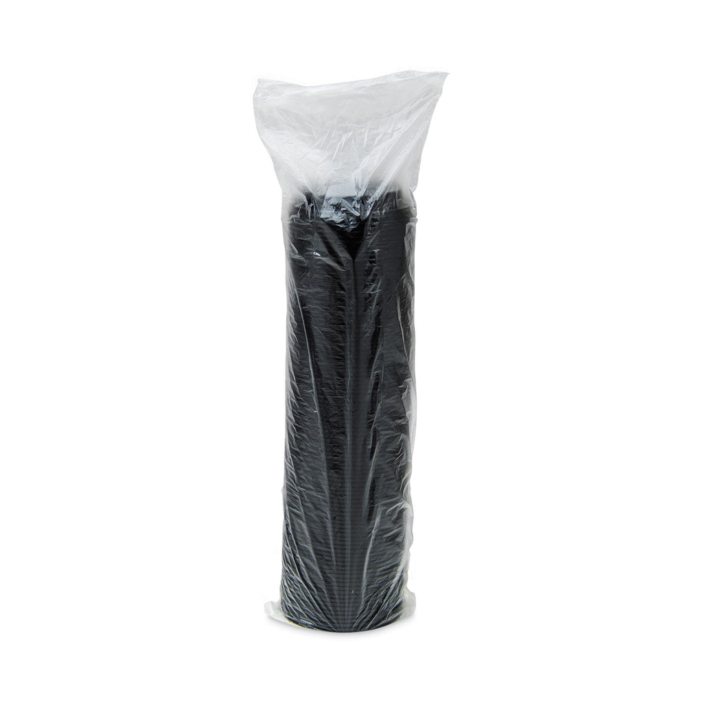 Dart Cappuccino Dome Sipper Lids, Fits 12 oz to 24 oz Cups, Black, 100/Pack, 10 Packs/Carton