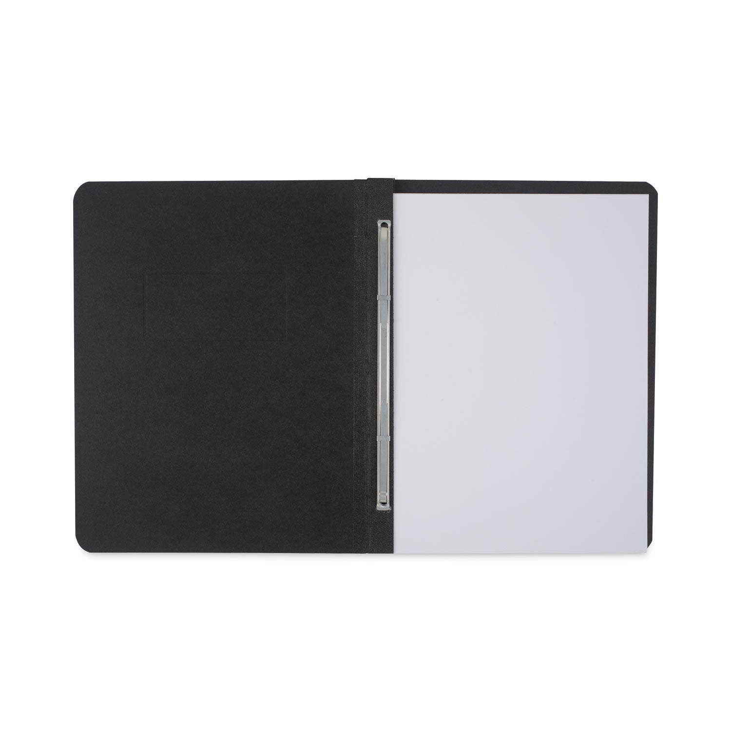 ACCO Pressboard Report Cover with Tyvek Reinforced Hinge, Two-Piece Prong Fastener, 3" Capacity, 8.5 x 11, Black/Black