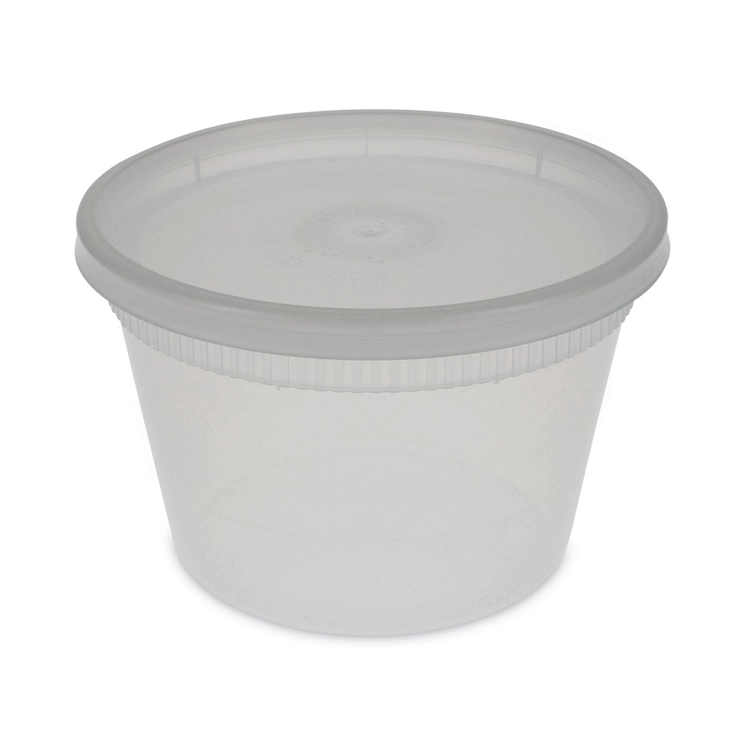 Pactiv Evergreen Newspring DELItainer Microwavable Container, 16 oz, 2 x 2 x 2, Clear, Plastic, 240/Carton