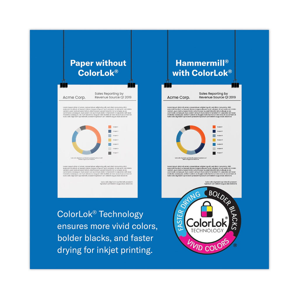 Hammermill Fore Multipurpose Print Paper, 96 Bright, 20 lb Bond Weight, 8.5 x 11, White, 500 Sheets/Ream