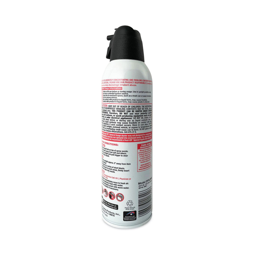 Dust-Off Disposable Compressed Air Duster, 17 oz Can, 2/Pack