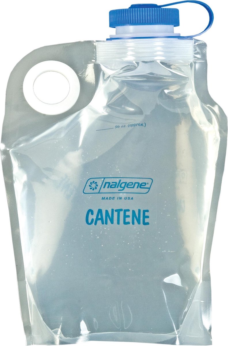 Nalgene - cantene multi-layer - wide mouth bottle - drinking bottle - water bottle - lightweight - 3000 ml - gray plastic