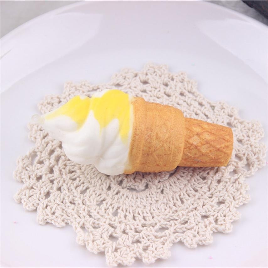 Ice Cream Slow-Rebound Squishy Squeeze Toy – Musical Pendant
