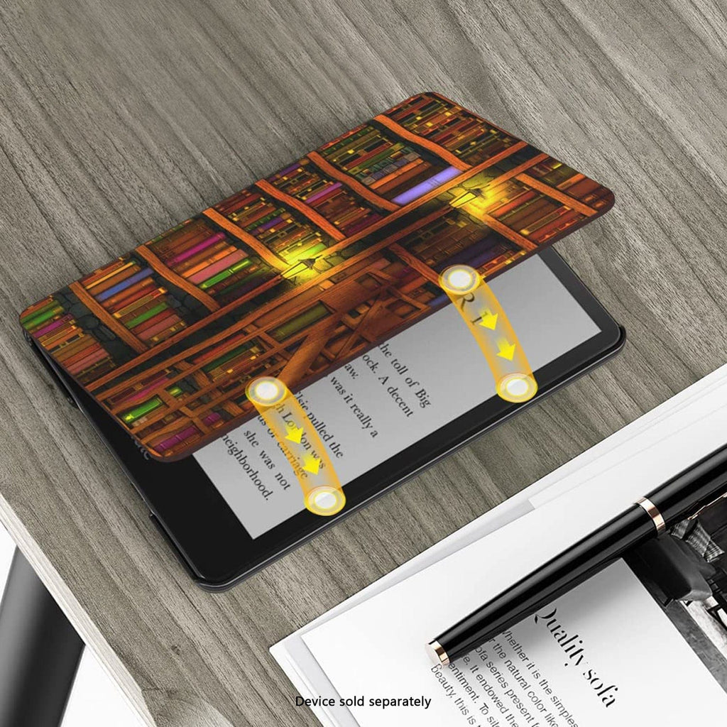 Amazon Kindle Paperwhite (2024) and Colorsoft Case - Folio, Vegan Leather | Venture Series