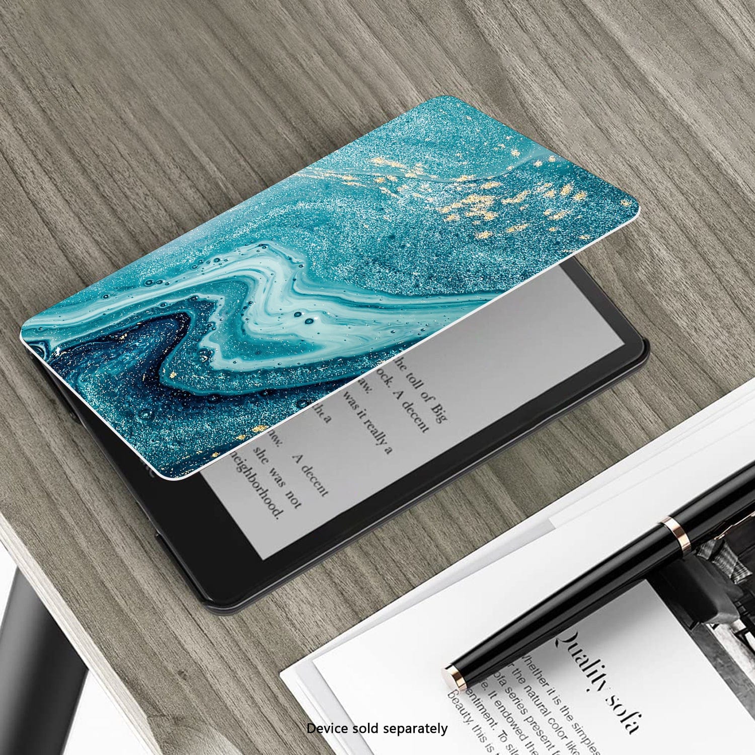 Amazon Kindle Paperwhite (2024) and Colorsoft Case - Folio, Vegan Leather | Venture Series