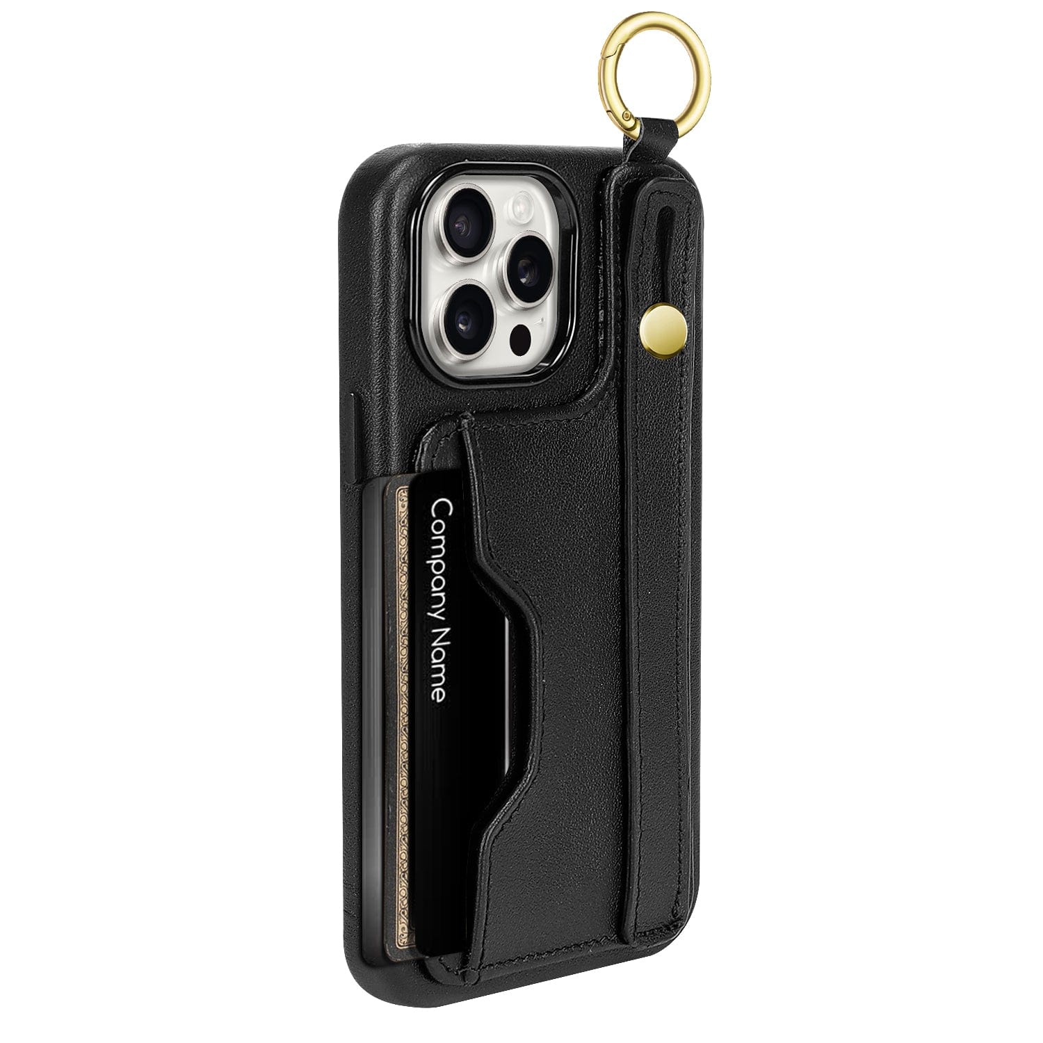 iPhone 15 Pro Max Leather Wallet FingerGrip Case with MagSafe | Indy Series