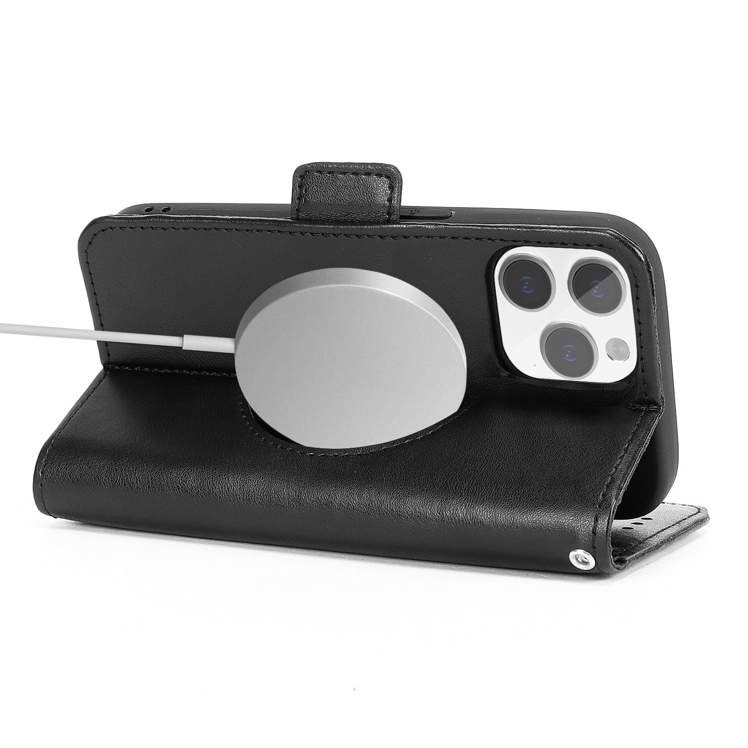 iPhone 15 Pro Max Leather Wallet Case with MagSafe - Card Holder | Indy Series