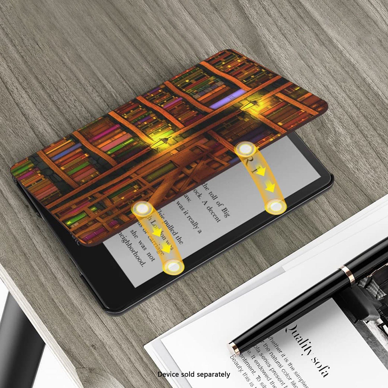 Amazon Kindle (2024) Case - Folio, Vegan Leather | Indy Series