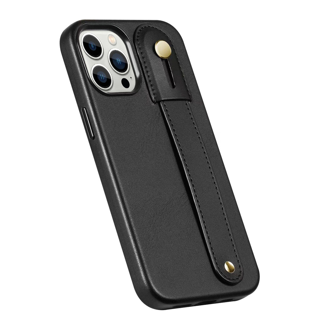 Indy Series Leather FingerGrip Case - iPhone 14 Pro