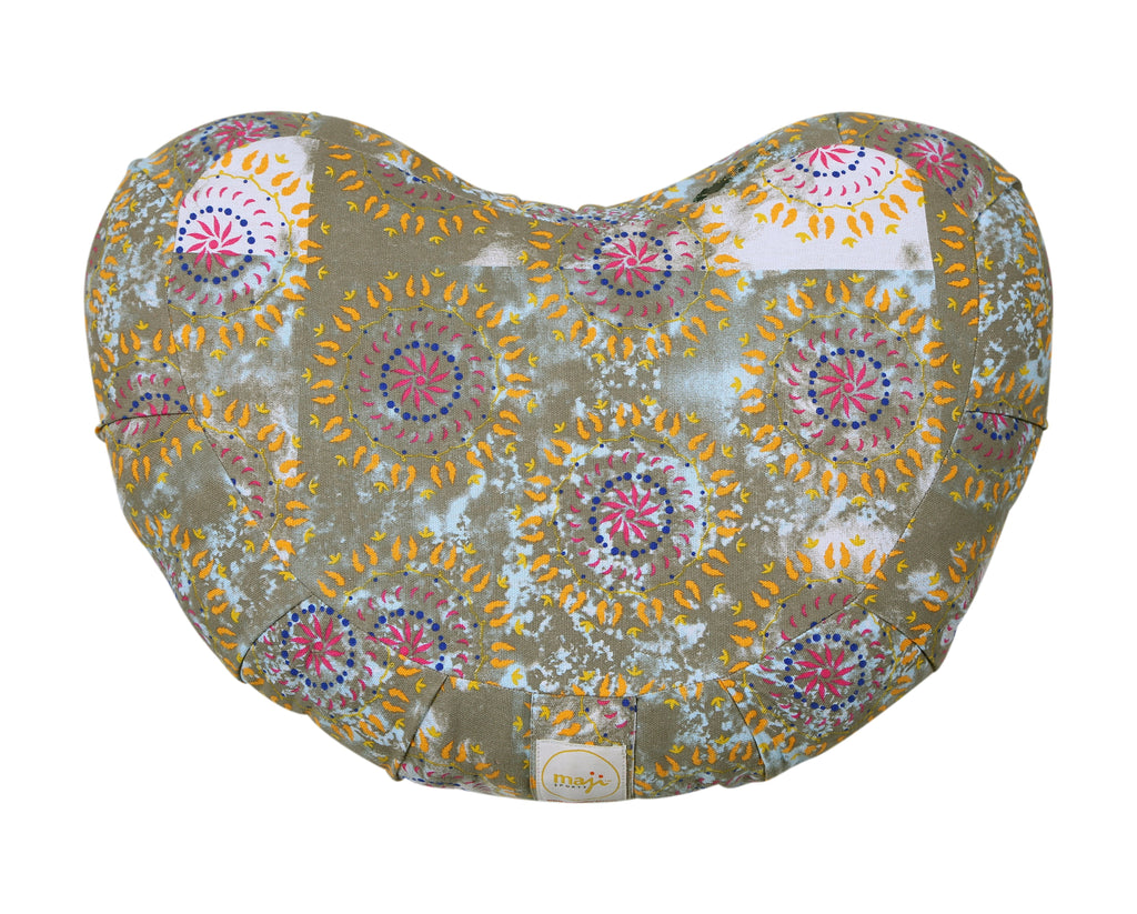Maji Sports Halfmoon Zafu Yoga Meditation Pillow