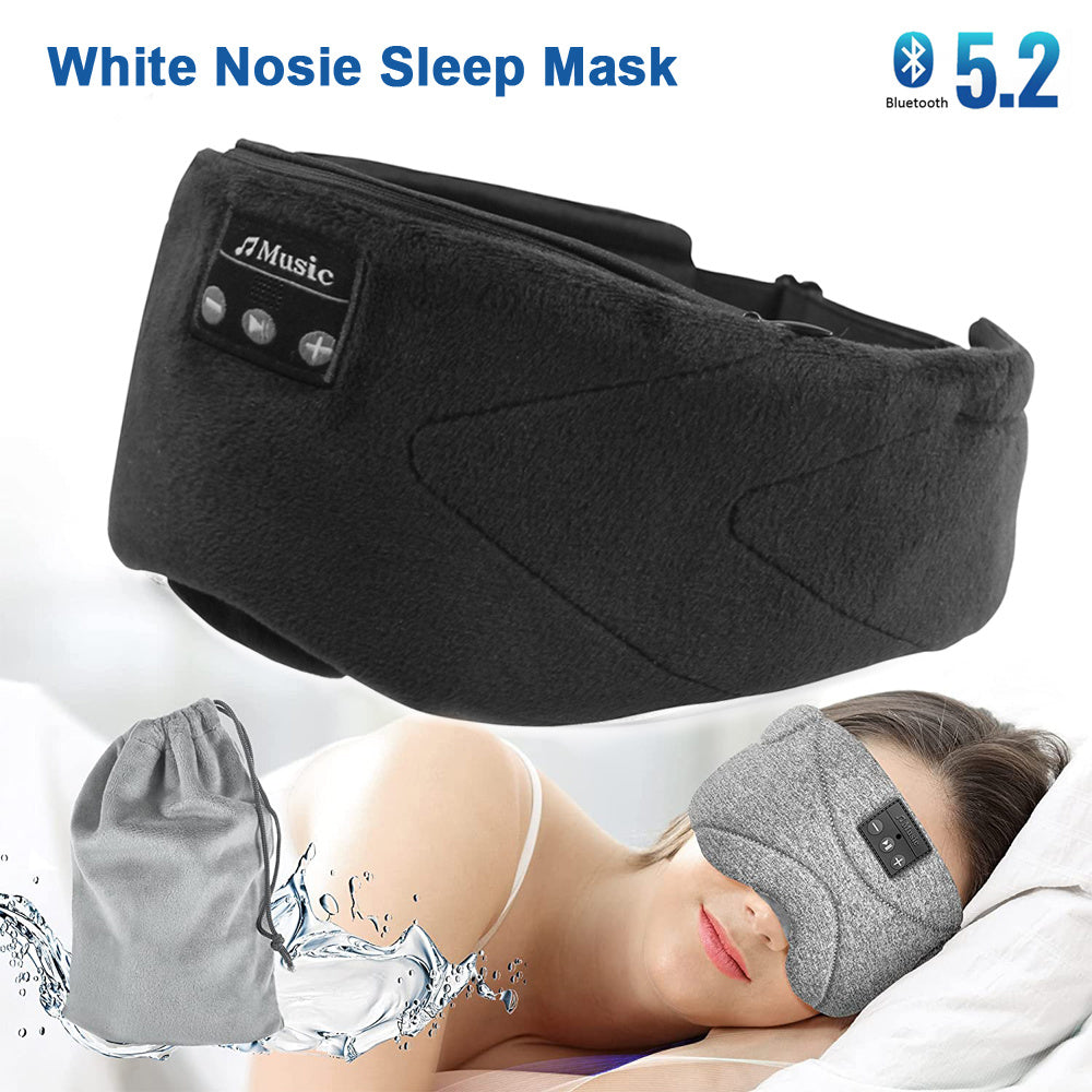 White Noise Bluetooth Sleep Eye Mask | Relaxing Sleep Aid
