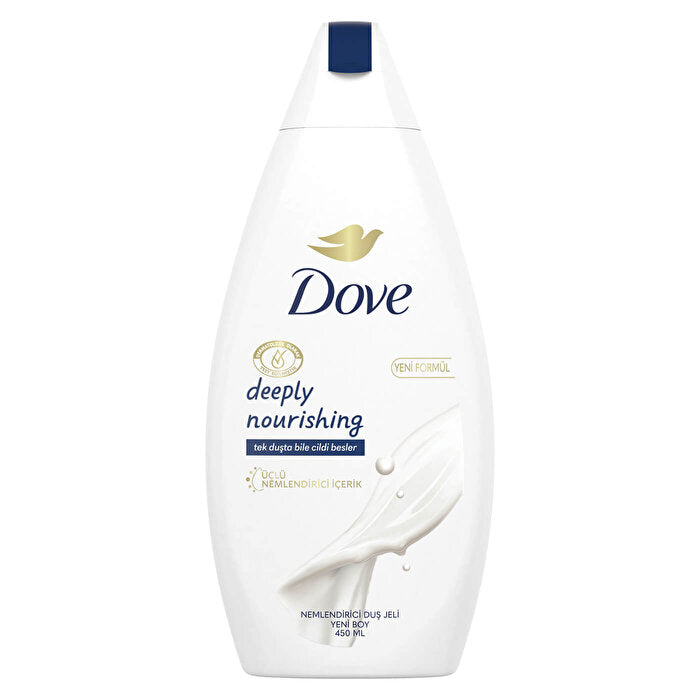 Dove Deeply Nourishing Body Wash 450ml - Hydrating & Gentle | Daily Use
