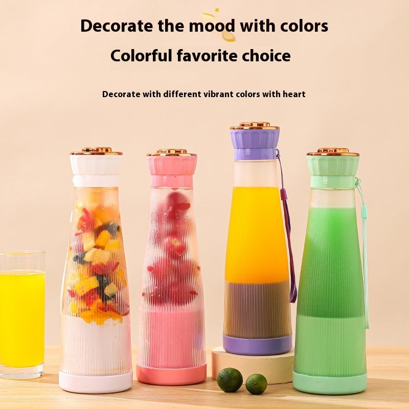 Portable Electric Juicer Blender Cup 400ml USB Rechargeable