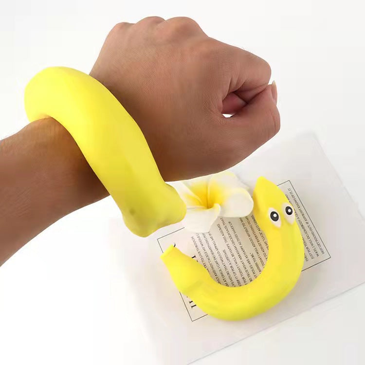 Banana Squishy Squeeze Toy – Creative Decompression Stress Relief Toy