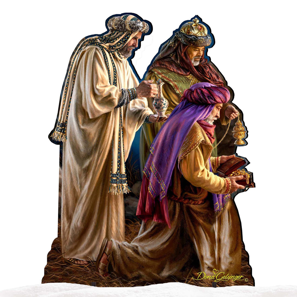 Three Kings Nativity Outdoor Decor by D. Gelsinger - Nativity Holiday Decor - 8461042-2F-1201