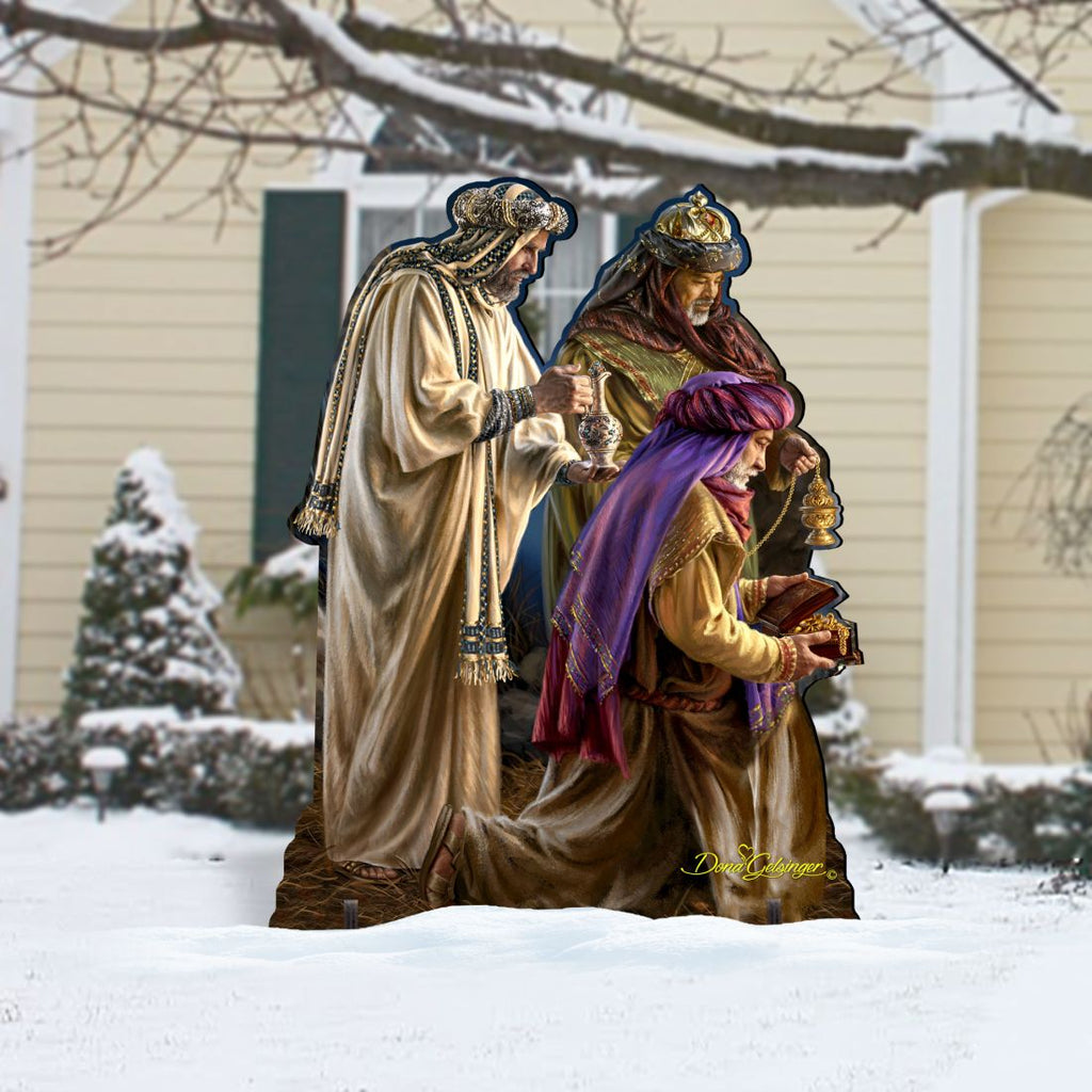 Three Kings Nativity Outdoor Decor by D. Gelsinger - Nativity Holiday Decor - 8461042-2F-1201