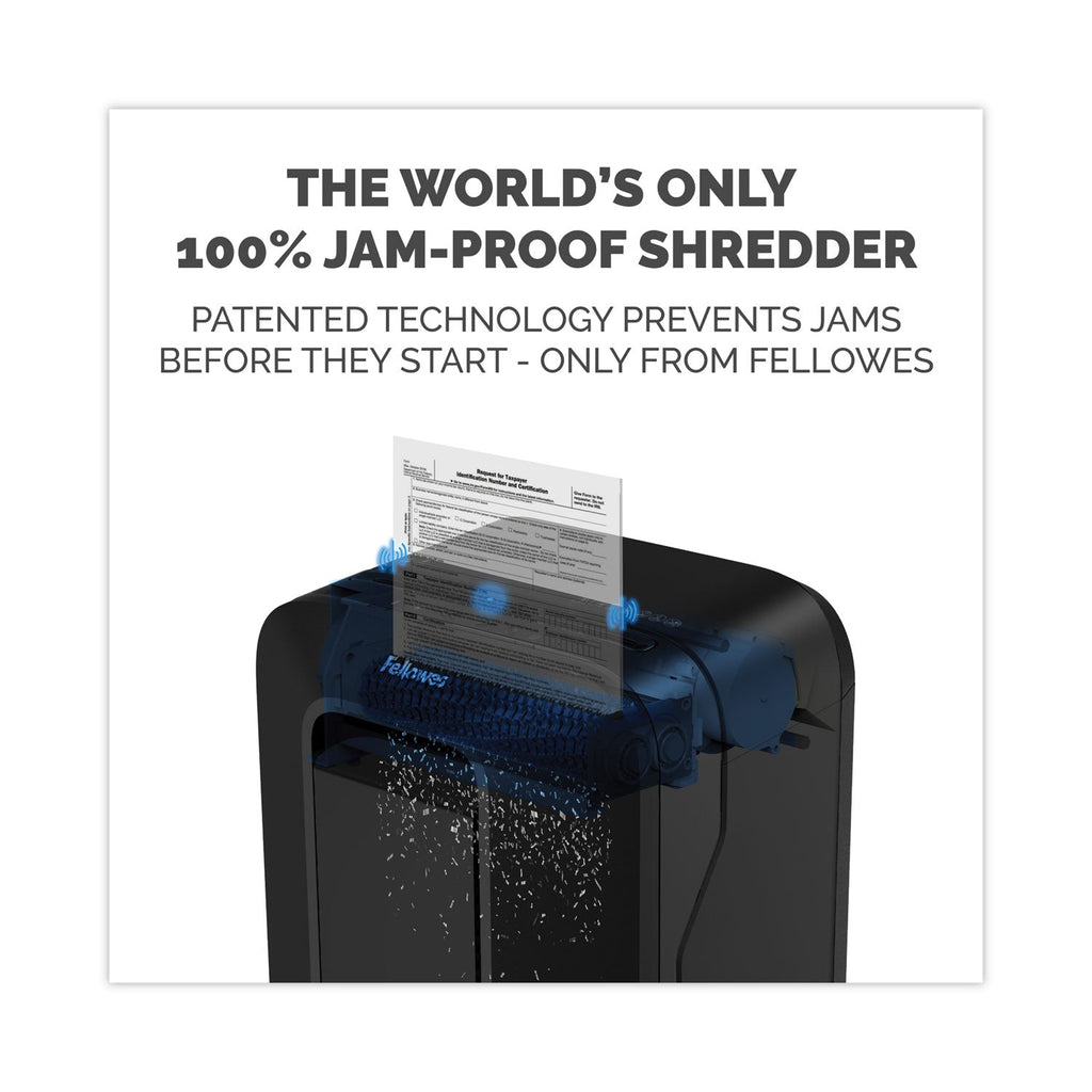 Fellowes Powershred LX200 Micro-Cut Shredder, 12 Manual Sheet Capacity, Black
