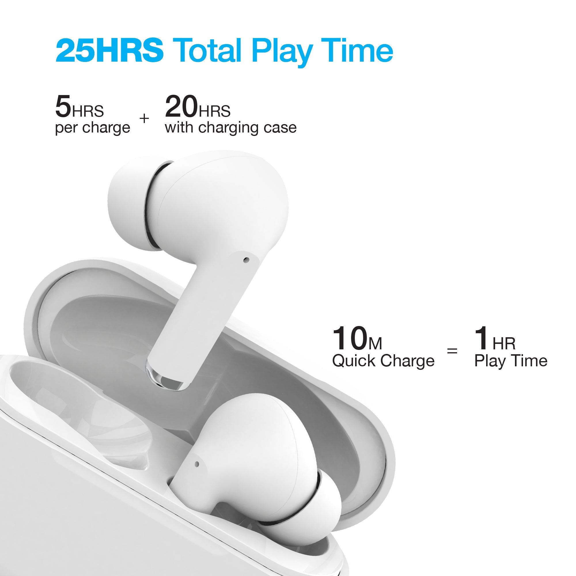 Naztech Xpods PRO TWS with Wireless Charging Case
