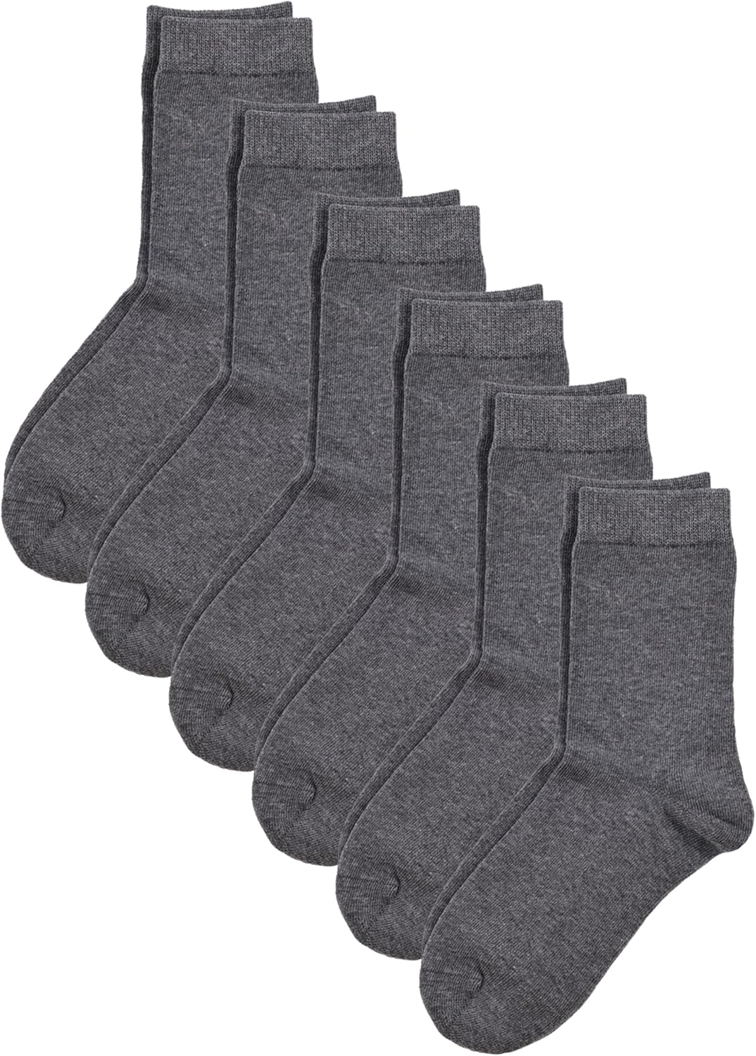 COTTON DAY Unisex Kids Boys Girls Soft Cotton School Socks Black White Navy
