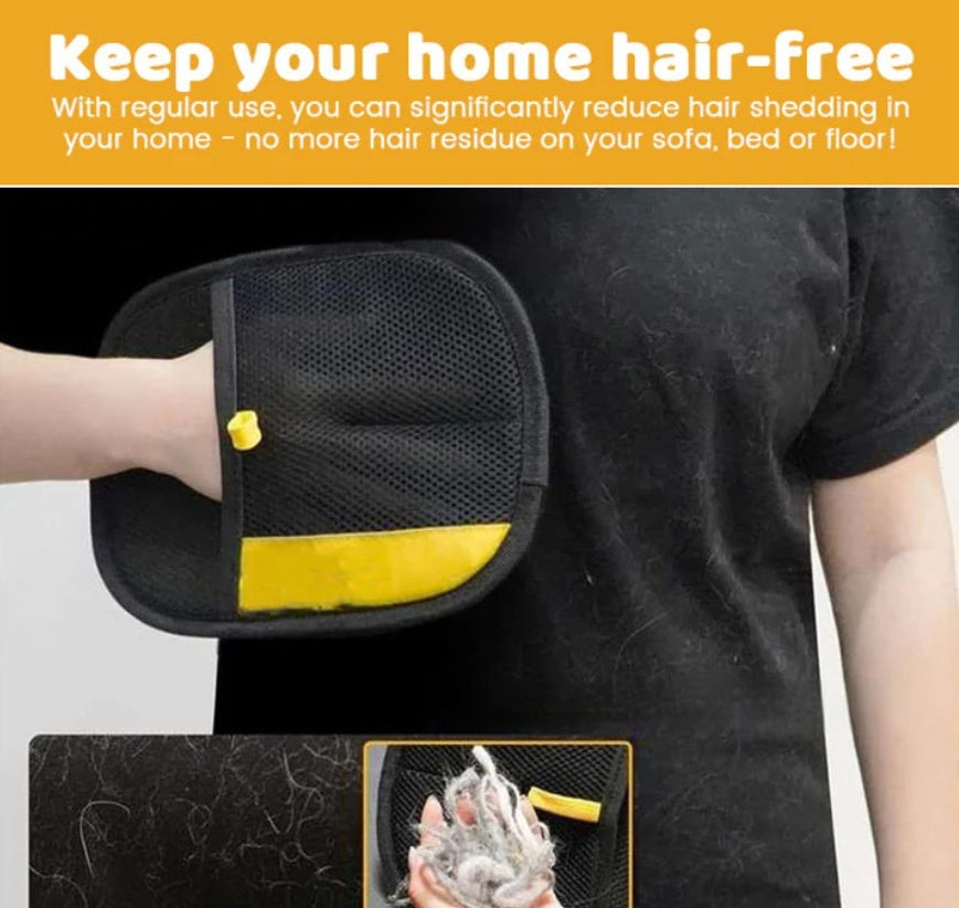 Pet Hair Removal Grooming Gloves for Cats