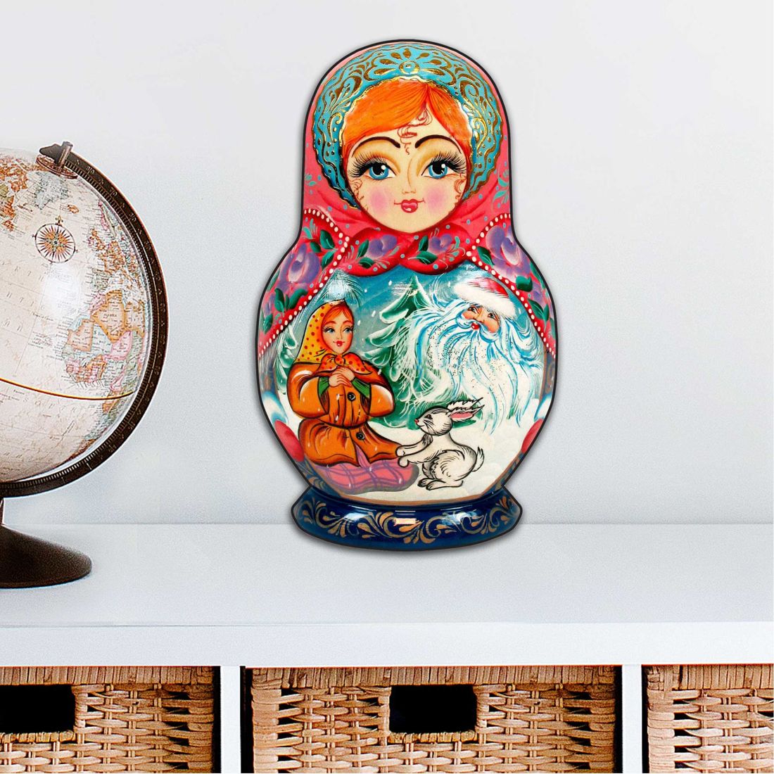 Morozko Nesting Doll Holiday Outdoor Décor Large Ornament by G. DeBrekht - Christmas Décor - 8115951M