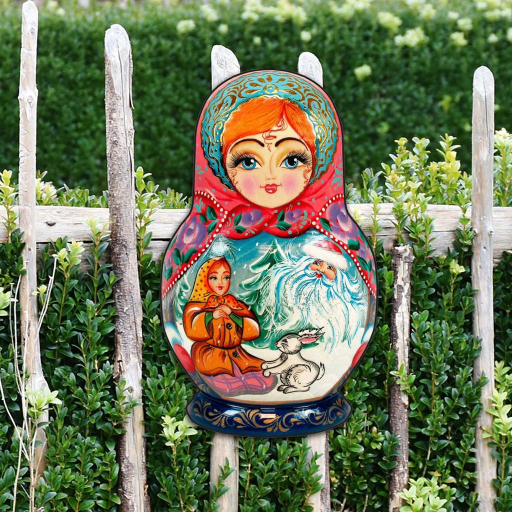 Morozko Nesting Doll Holiday Outdoor Décor Large Ornament by G. DeBrekht - Christmas Décor - 8115951M