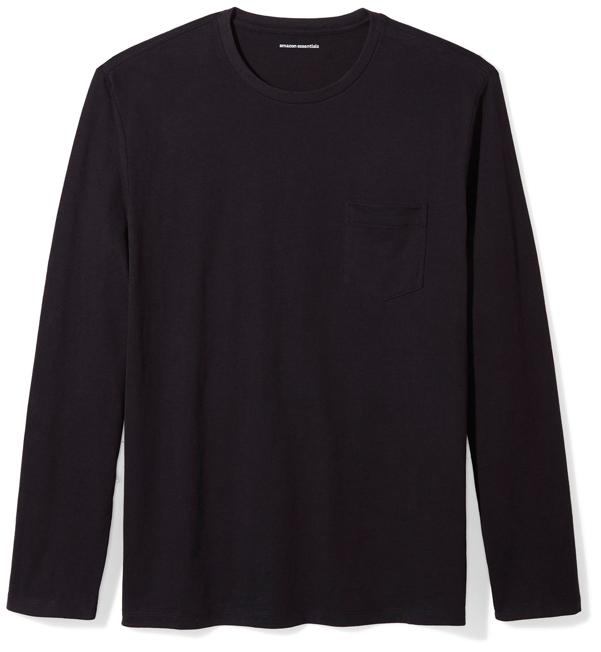 Amazon Essentials Men's Regular-Fit Crewneck Long-Sleeve T-Shirt, Casual Cotton Jersey