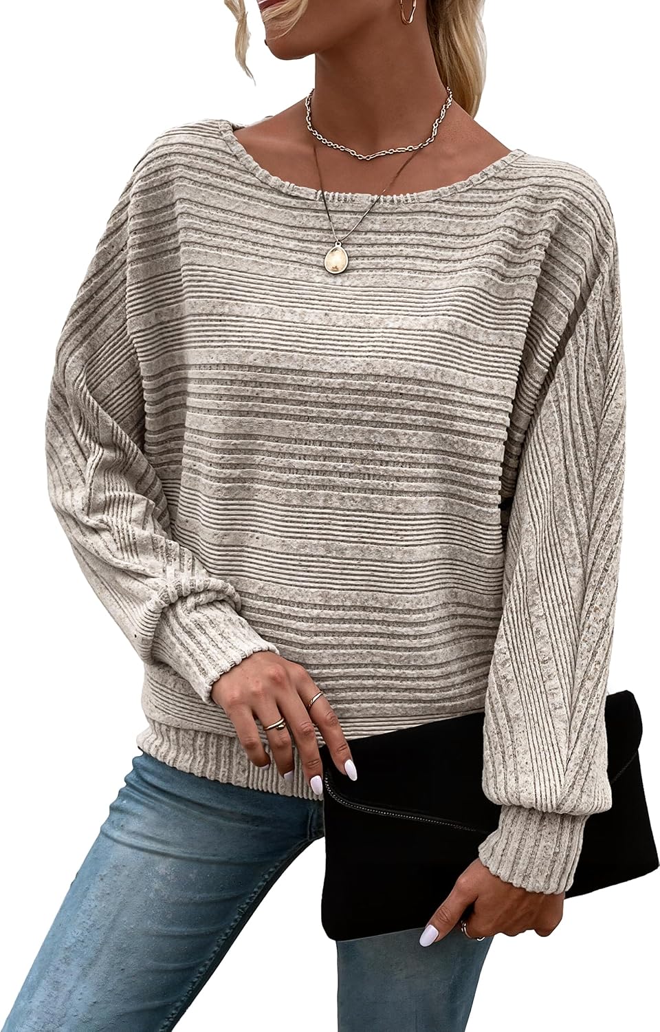 Long Sleeve Shirts for Women Tunic Tops Pullover Sweaters