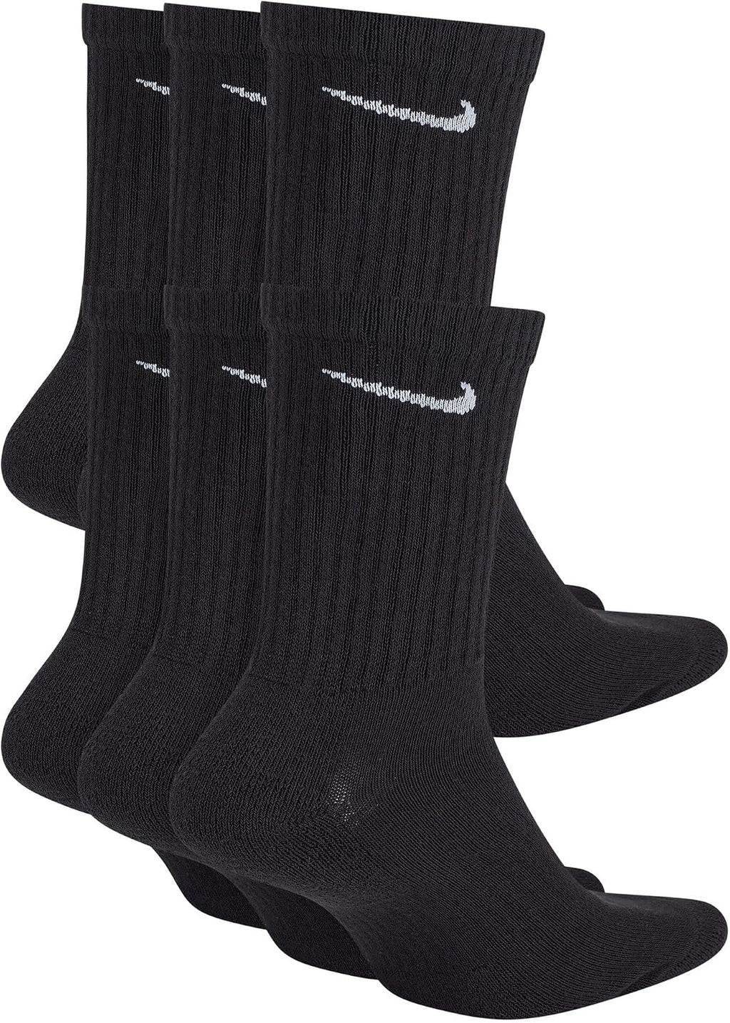 Nike Adult Everyday Cushioned Training Crew Socks (6-Packs) | Mens & Womens